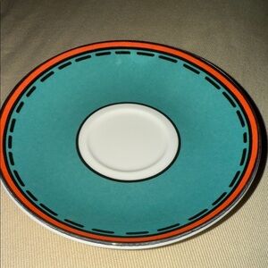 Villeroy & Boch Teal and Orange Saucer Citta & Compagne